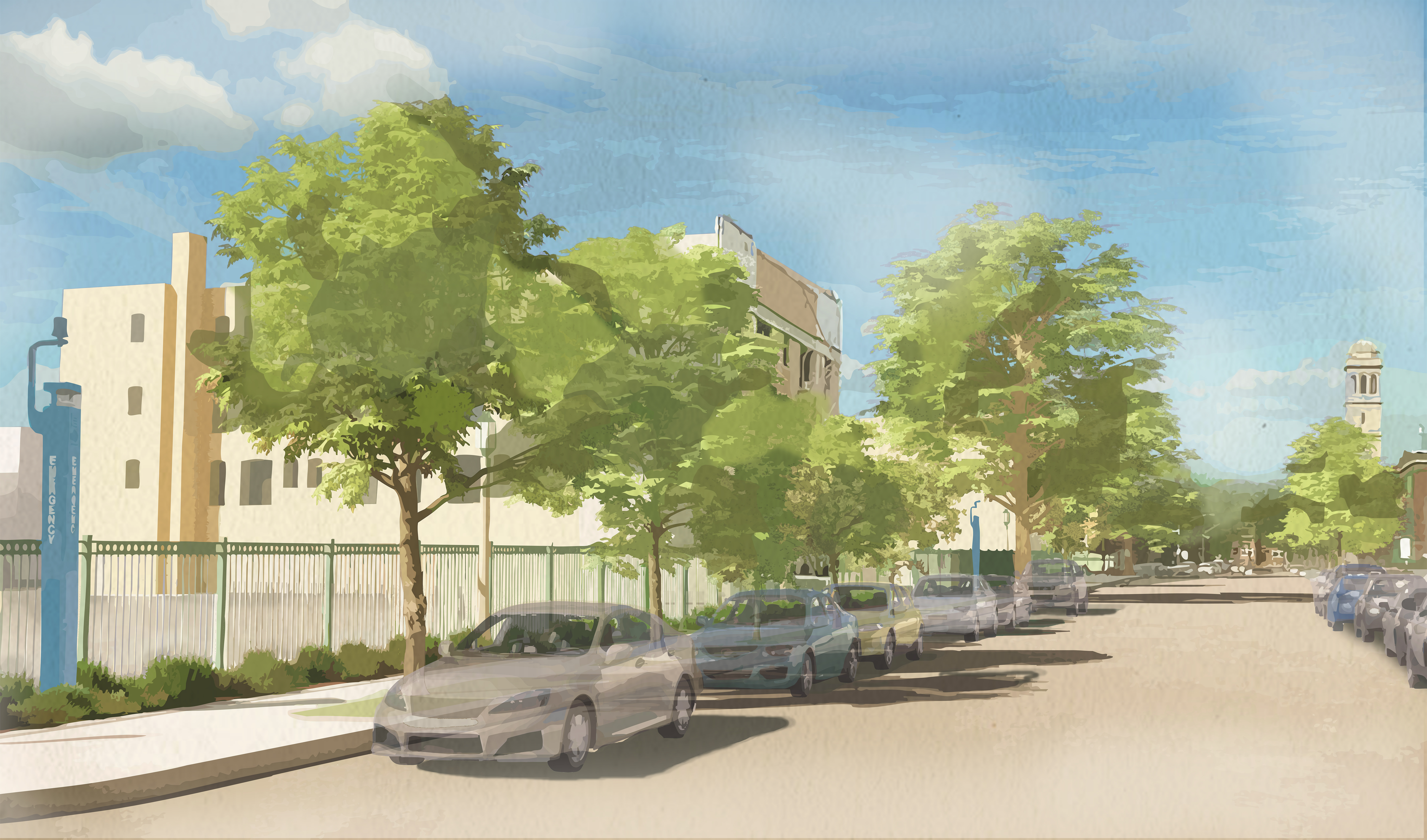 rendering of West Loyola Avenue